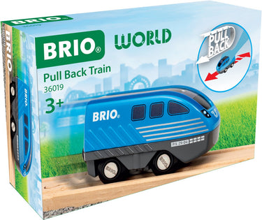 Brio pull back trein - world speelgoed zonder batterijen - 36019