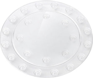Elho floorprotector rond 21 - accessoires voor binnen - ø 21.0 x h 1.5 cm - transparant transparant
