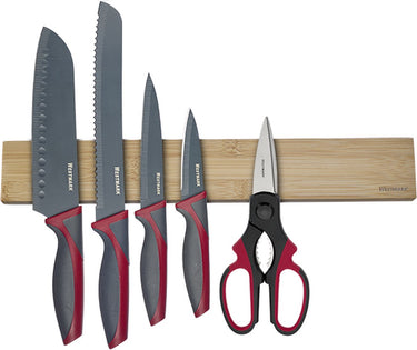 Westmark magnetische messenhouder nature – hoogwaardige magnetische staaf voor keukenmessen en scharen, veilig en makkelijk, incl. montagemateriaal – hout, bpa-vrij