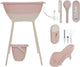 Luma babycare bad -en verzorgingsset luma blush pink