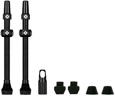 Muc-off v2 tubeless ventielset 60 mm, zwart