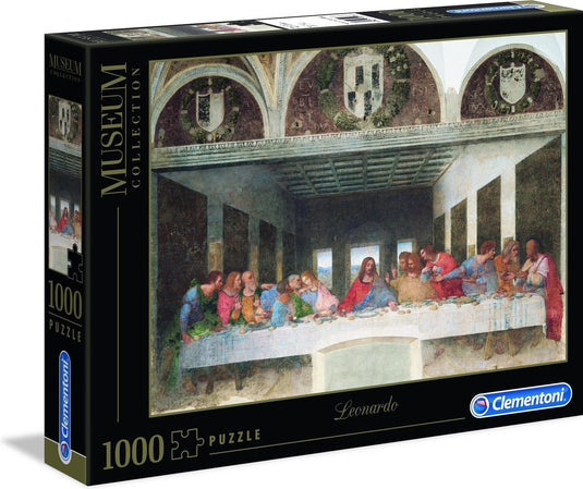 Clementoni - puzzel - 1000 stukjes - leonardo-cenacolo (museum) - puzzel voor volwassenen - art collection