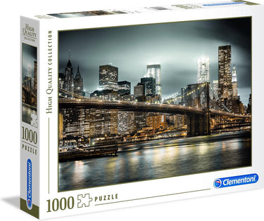 Clementoni - puzzel - 1000 stukjes - new york skyline - puzzel voor volwassenen - high quality collection