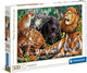 Clementoni puzzel wilde katachtigen, 500st.