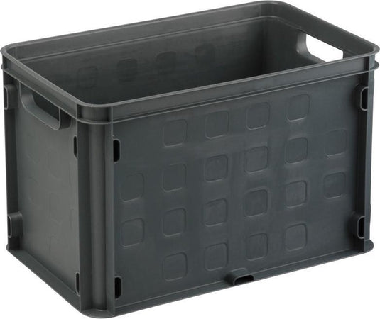 Sunware - square krat - zonder deksel -26l antraciet - 40,6 x 25,6 x 26,1 cm