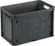 Sunware - square krat - zonder deksel -26l antraciet - 40,6 x 25,6 x 26,1 cm