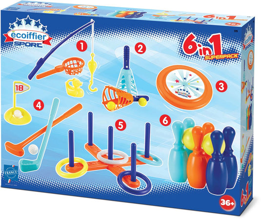 Ecoffier ecoiffier sport sportset - 6in1