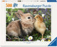Ravensburger – rabbit and chick – legpuzzel – 500 stukjes
