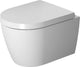 Duravit me by starck - compact wandcloset, rimless, met hygieneglaze, alpine wit 2530092000
