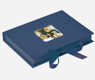 Walther fb-112-l fun - foto bewaardoos - formaat 20 x 15 x 3 cm - 70 foto's 13 x 18 cm - blauw