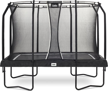Salta premium black edition - 305 x 214 cm - rechthoekige trampoline met veiligheidsnet - max. 150 kg - zwart