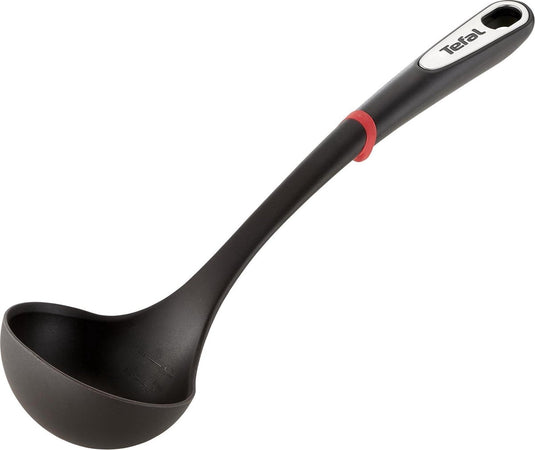 Tefal ingenio kitchentools - soeplepel - zwart - kunststof - hittebestendig
