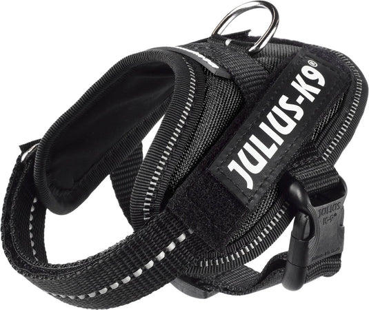 Julius k9 julius-k9 idc powertuig - hondentuig - 3xs - baby 1 - zwart