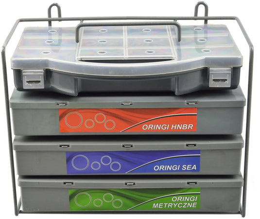 Geko o-ring assortiment - 900 stuks - hnbr en nbr - diverse maten - hoge temperatuur- en slijtvastheid