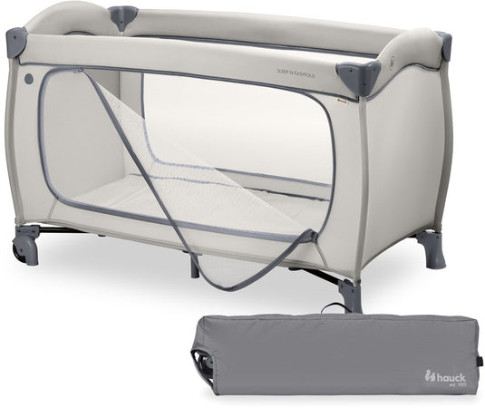 Hauck sleep n easyfold - campingbedje met innovatief vouwmechanisme - dark grey