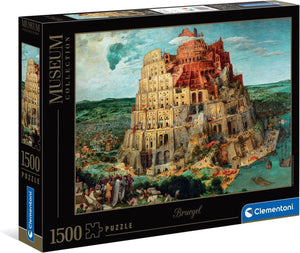 Clementoni - puzzel - 1500 stukjes - museum babel tower - puzzel voor volwassenen