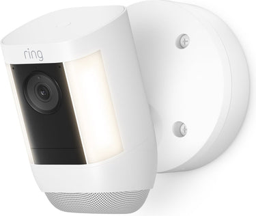 Ring spotlight cam pro - bedraad - beveiligingscamera - 2k video - wit
