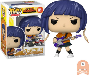 Funko my hero academia - pop! animation jirou with guitar 9 cm verzamelfiguur - multicolours