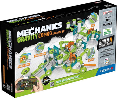 Geomag mechanics recycled combo startset - bewegend magnetisch constructiespeelgoed - 153-delig - vanaf 8 jaar