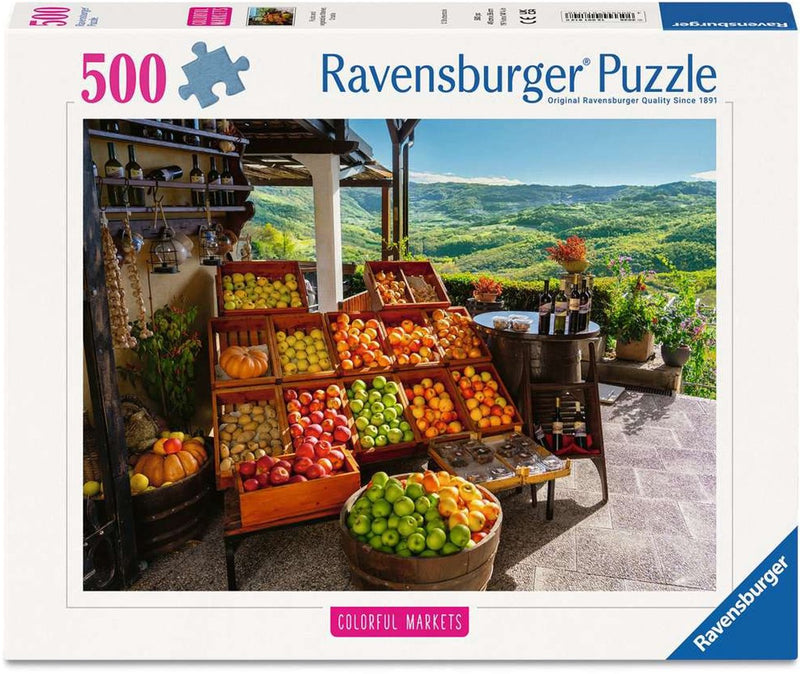 Load image into Gallery viewer, Ravensburger – groente- en fruitmarkt, kroatië – legpuzzel – 500 stukjes
