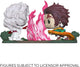 Funko demon slayer: kimetsu no yaiba verzamelfiguur pop moment! 2-pack tanjiro vs. rui 9 cm multicolours