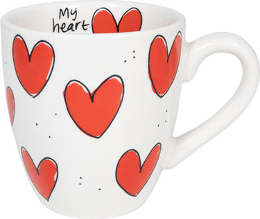 Blond amsterdam , specials, love mini mug uni hearts 0,2l