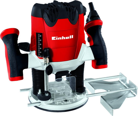 Einhell elektrische bovenfrees te-ro 1255 e - 1200 w - 6 en 8 mm spantang - snelheidsregeling - incl. toebehoren