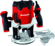 Einhell elektrische bovenfrees te-ro 1255 e - 1200 w - 6 en 8 mm spantang - snelheidsregeling - incl. toebehoren