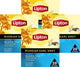 Lipton russian earl grey - 80 theezakjes piramid - zwarte thee - 4 x 20 zakjes - voordeelverpakking