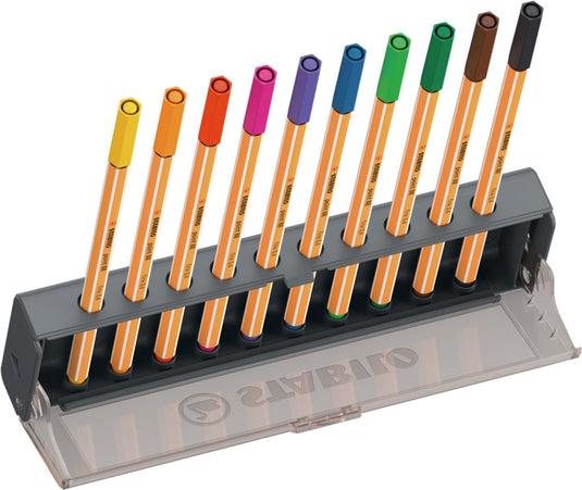 Stabilo point 88 click set fineliners - 10dlg.