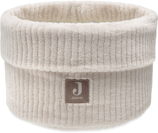 Jollein commode mandje - 14x18cm - cloudy rib - oatmeal