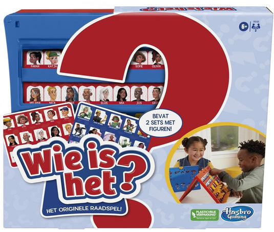 Hasbro gaming wie is het? - kinderspel nieuwe editie -