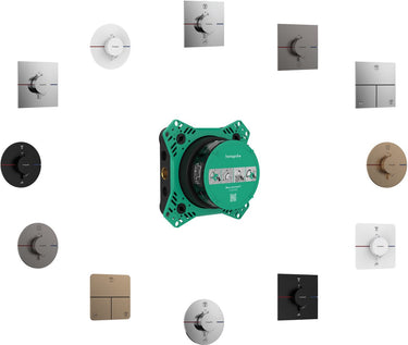Hansgrohe showerselect comfort s thermostaat inbouw voor 2 functies chroom