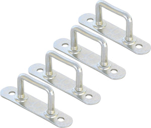 Carpoint opschroefbrug metaal 36 mm – set van 4 – gatafstand 51 mm – schroefbevestiging – duurzaam – voor kabels montage