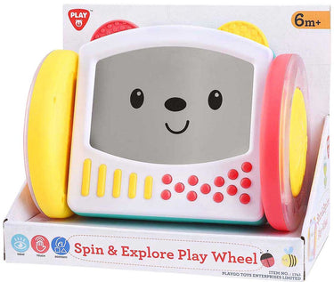 Playgo activiteitenrol sensorisch speelgoed kleurrijk voor baby's.