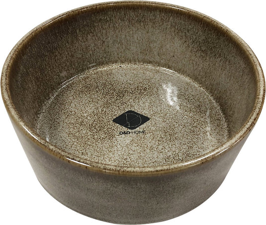 D d home d d voerbak jasper zand - hondenvoerbak - ø20.8 cm