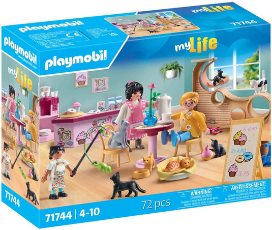 Playmobil my life kattencafé 71744