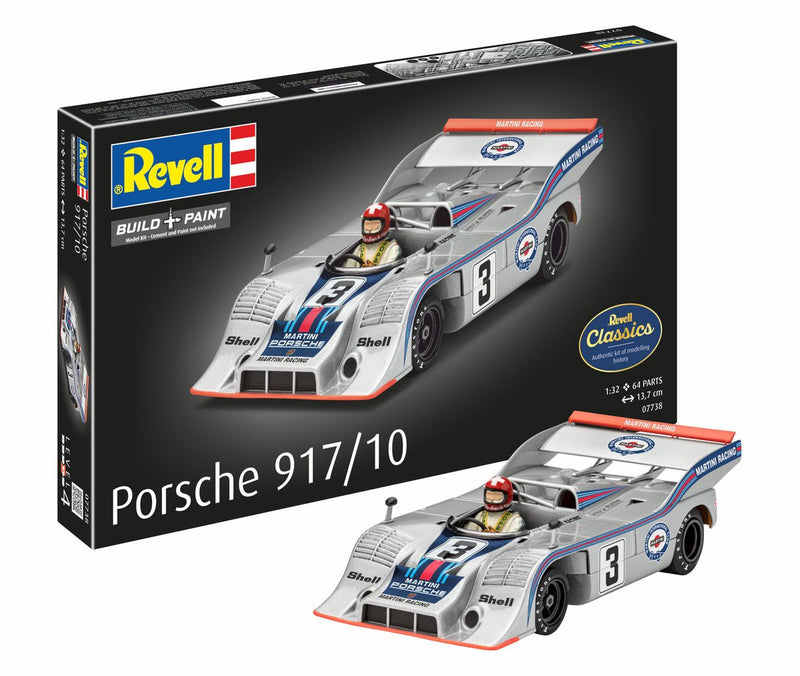 Load image into Gallery viewer, Revell modelbouwpakket auto - 07738 porsche 917 10 - duitse rauto plastic - 1:32 - modelbouw

