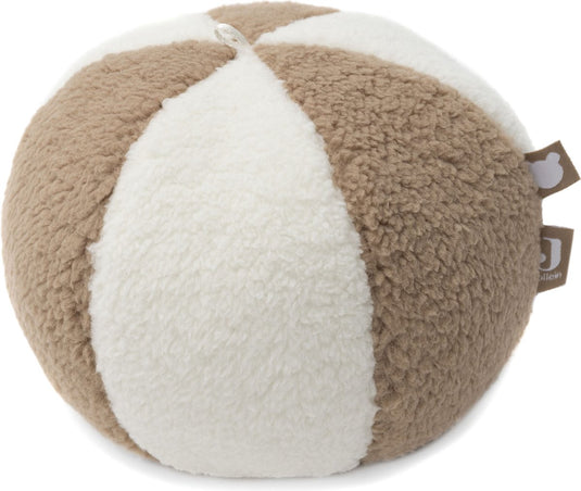 Jollein stoffen speelbal ivory biscuit