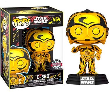 Funko star wars - retro series pop! c3po 9 cm verzamelfiguur - multicolours