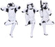 Original stormtrooper nemesis now - three wise stormtrooper unisex beeld - meerkleurig - standard