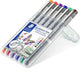 Staedtler pigment liner - box 0.5 mm - 6 kleuren