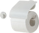 Tiger urban - wc rolhouder met klep (1x) - inclusief handdoekhaak klein (1x) - wit
