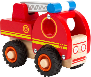 Small foot - houten brandweerwagen met ladder
