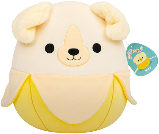 Jazwares squishmallows - medium plush (nate - golden retriever banana) - 30cm plush
