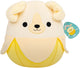 Jazwares squishmallows - medium plush (nate - golden retriever banana) - 30cm plush