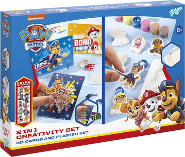 Totum paw patrol knutselset, 2in1