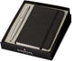 Sheaffer balpen giftset - vfm g9400 - zwart en mat zilver - penpunt m - schrijfkleur zwart - + a6 notebook - sf-g2940051-4