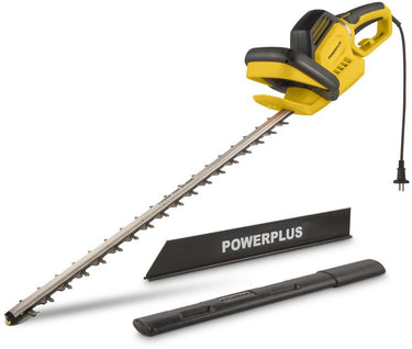 Powerplus elektrische heggenschaar powxg20091 - elektrische haagschaar van 750 w, mes van 700 mm en snijafstand van 30 mm