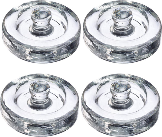 Westmark gewichten voor fermentatie – set van 4 glazen gewichten voor fermentatie, accessoires voor fermentatie – glas, ø 8cm, 4 stuks